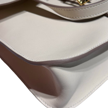 Used HERMÈS Mini Halzan Cross Body Bag Beige GHW