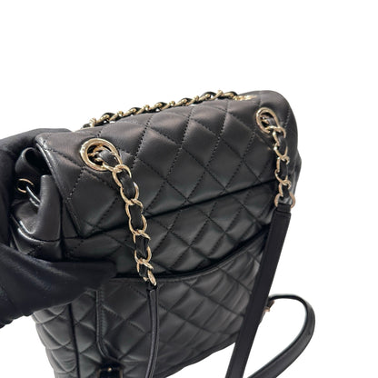 Used CHANEL Lambskin Leather Backpack