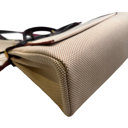 Brand New HERMES Canvas Leather Herbag 31 Handbag Beige Brown