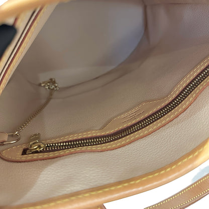 Used LOUIS VUITTON Monogram Tote Bag Brown GHW