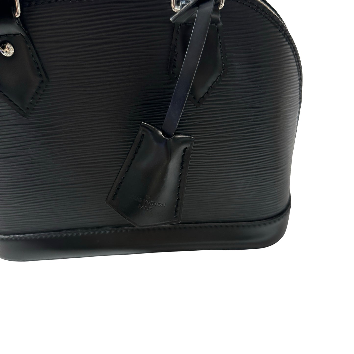 Used Louis Vuitton Epi Leather Alma BB Shoulder Bag Black PHW
