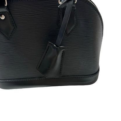 Used Louis Vuitton Epi Leather Alma BB Shoulder Bag Black PHW