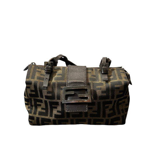 Used FENDI Vintage Shoulder Shoulder Bag Brown PHW
