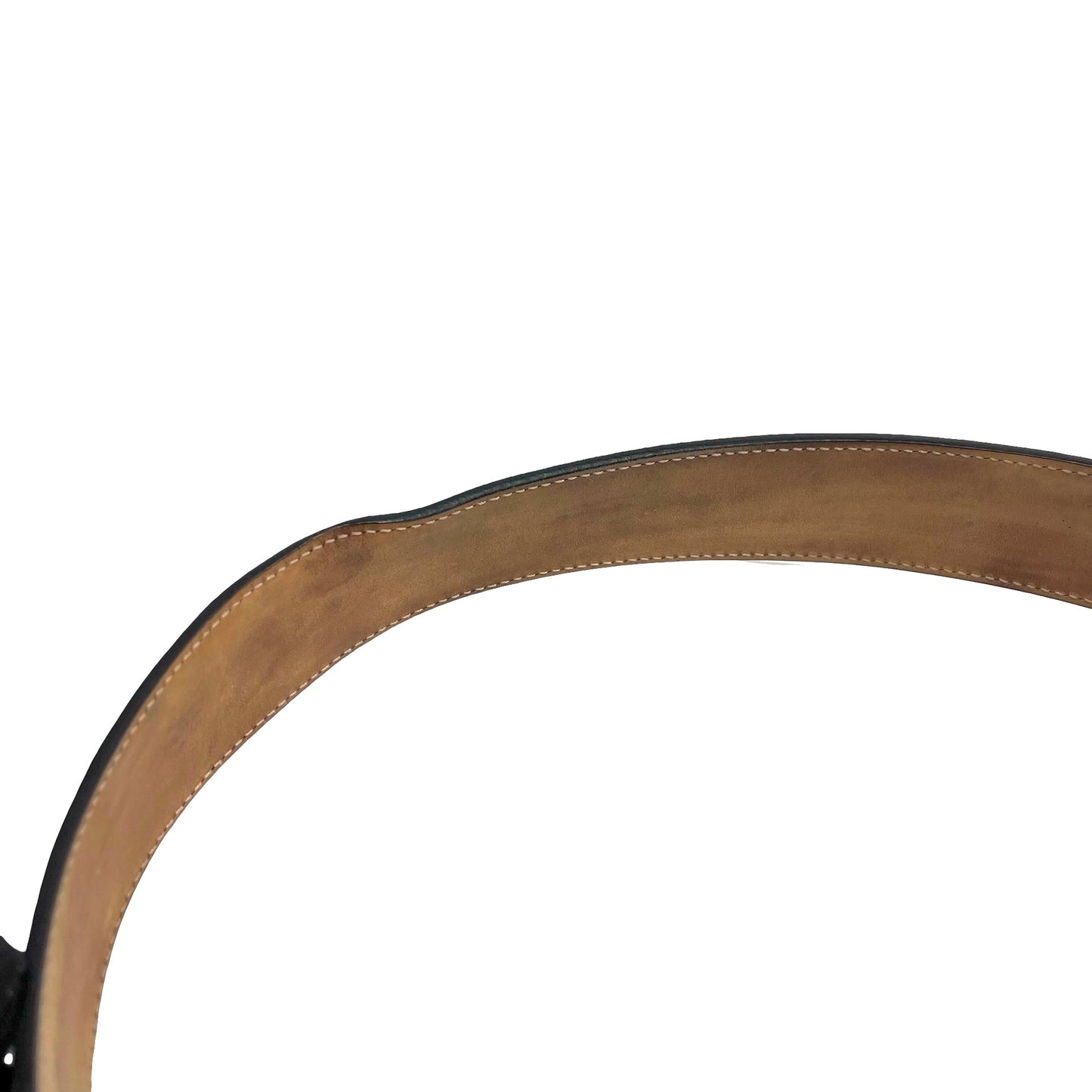 Used GUCCI GG Supreme Interlocking G Belt Belt Beige Silver