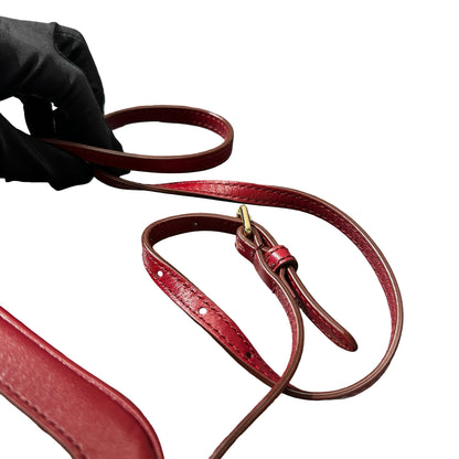 Used BURBERRY Cross body Cross Body Bag Red Beige GHW