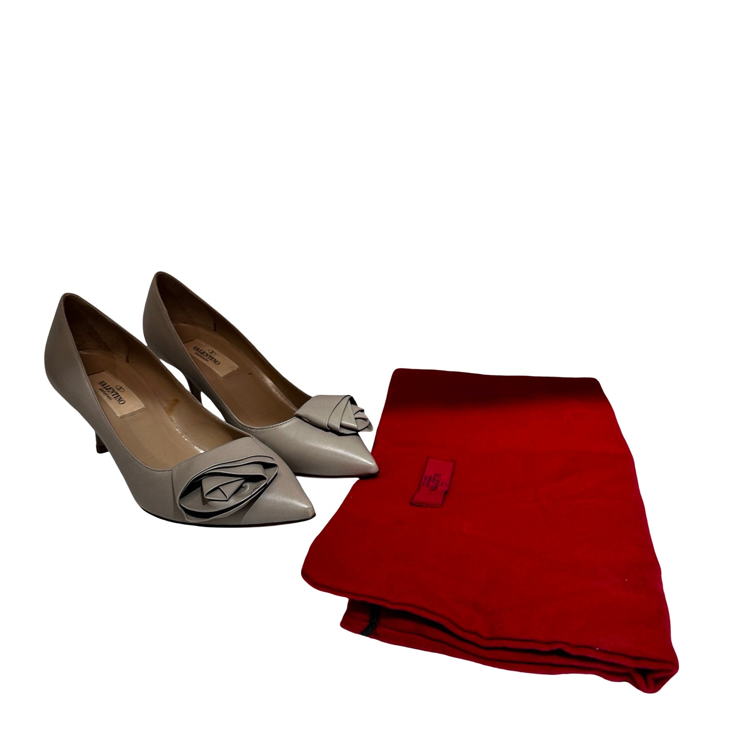 Used VALENTINO Heels Shoes Grey