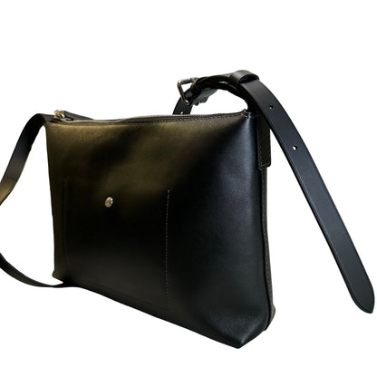 COACH Leather Crossbody Cross Body Bag Black