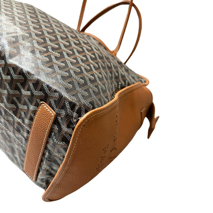 Used GOYARD Hardy PM Tote Bag Brown PHW