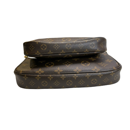 Used LOUIS VUITTON Monogram Multi Pochette Accessories Cross body bag Brown