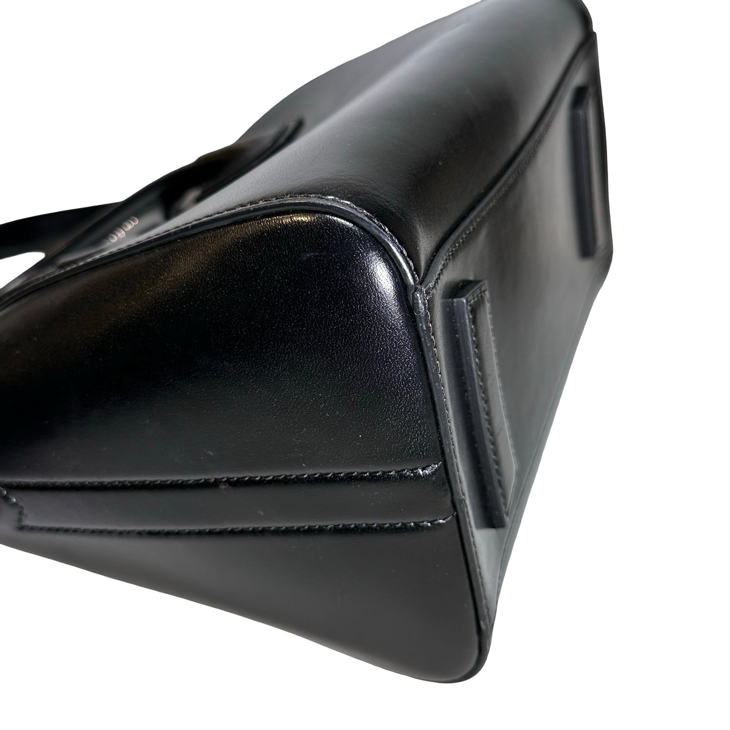 Used GIVENCHY Smooth Leather Antigona Handbag Black