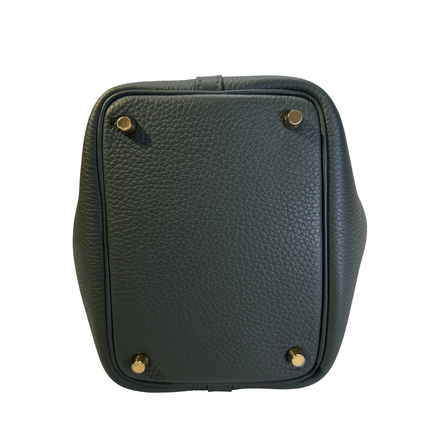 Used HERMES TC Picotin 18 Handbag Dark Green