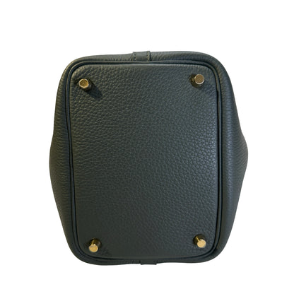 Used HERMES TC Picotin 18 Handbag Dark Green