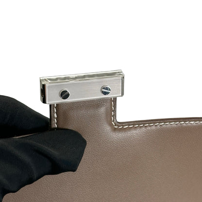 Brand New HERMES Epsom Leather Constance Crossbody Bag Etoupe