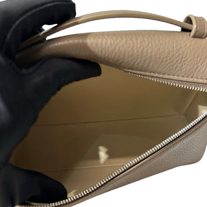 Used LORO PIANA LP 19 Cross Body Bag Grey PHW