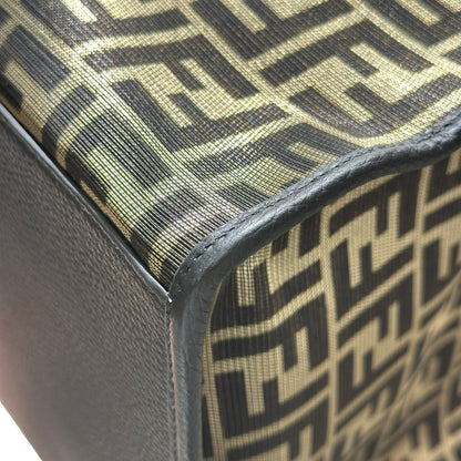 Used FENDI Travel Bag Multi colour Brown Gold