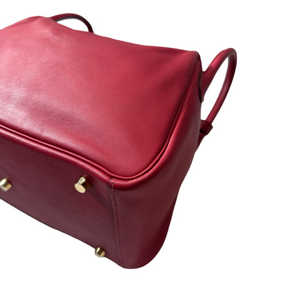 Used HERMÈS Lindy 30 Tote Bag Pink GHW