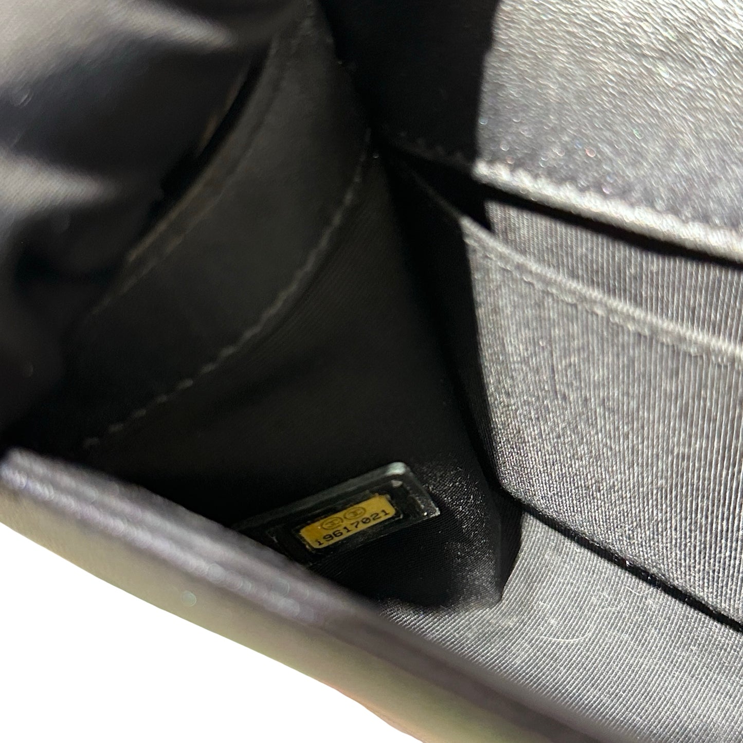 Used Chanel Boy 20cm Shoulder Bag Black GHW