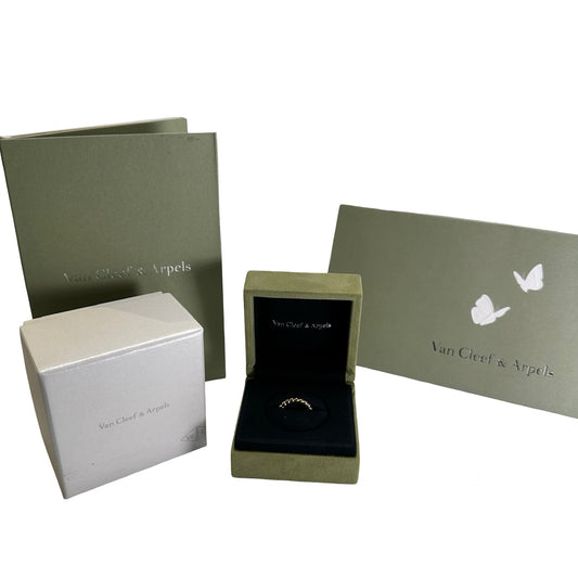 Used VAN CLEEF & ARPELS Perlee Pearls of Gold Medium Model Ring Ring Rose Gold