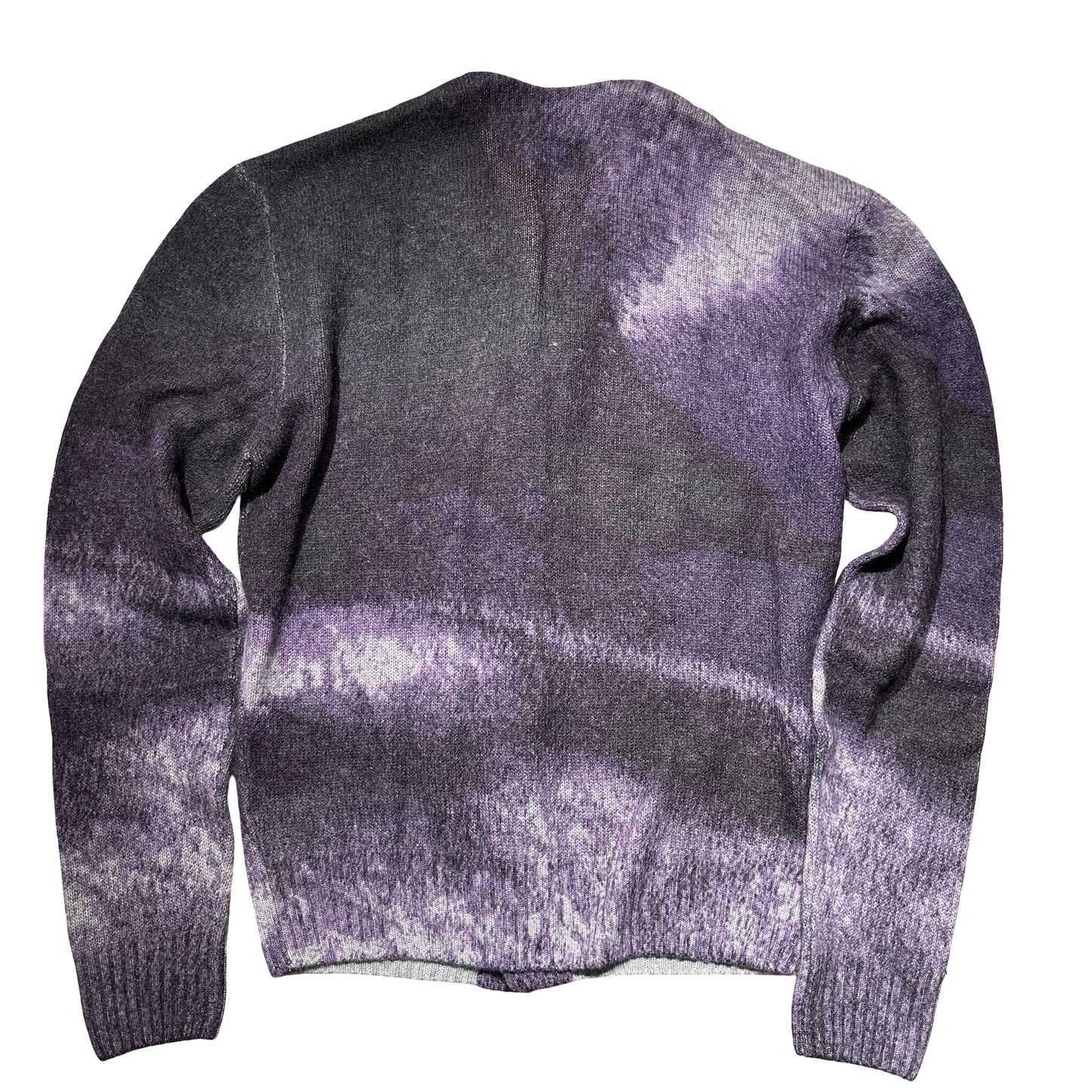 Unused HERMÈS Reflets Equestres Buttoned Cardigan Clothes Purple
