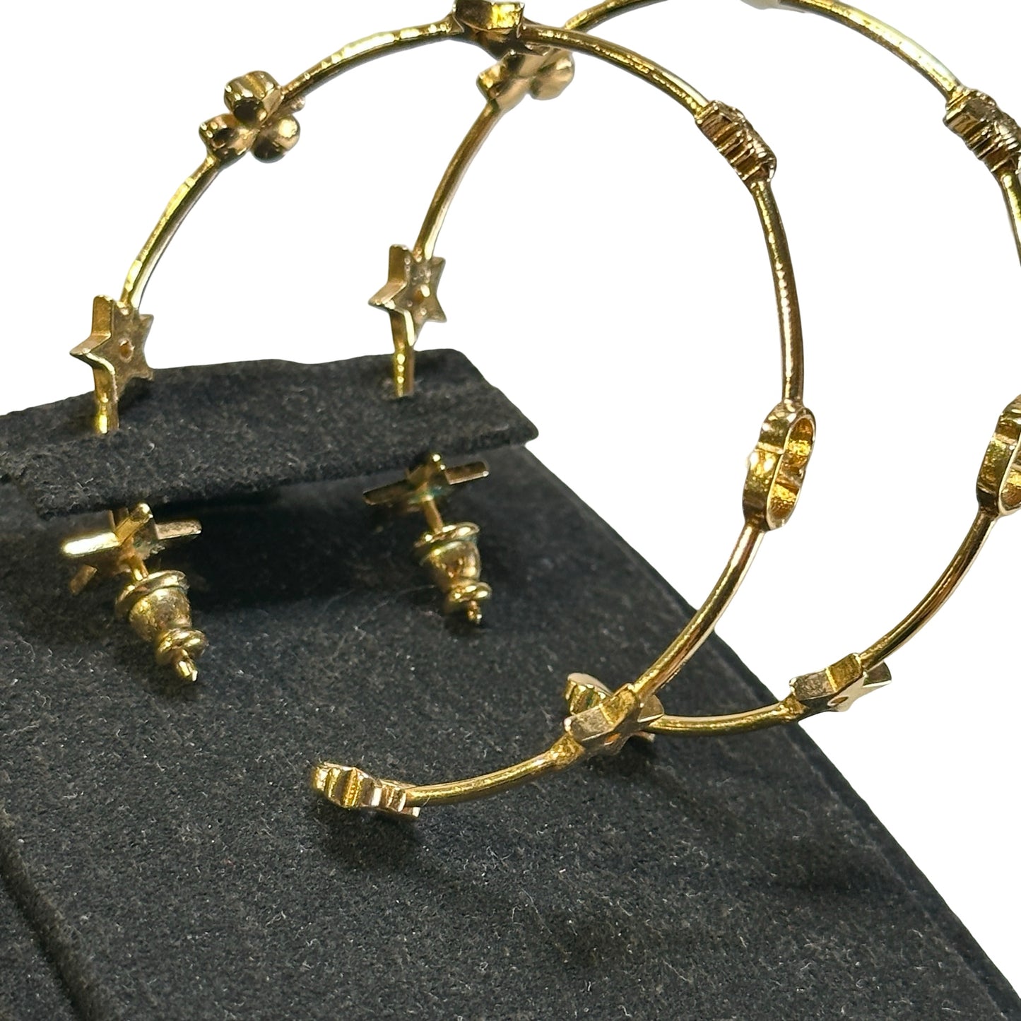 CHRISTIAN DIOR Earrings Gold