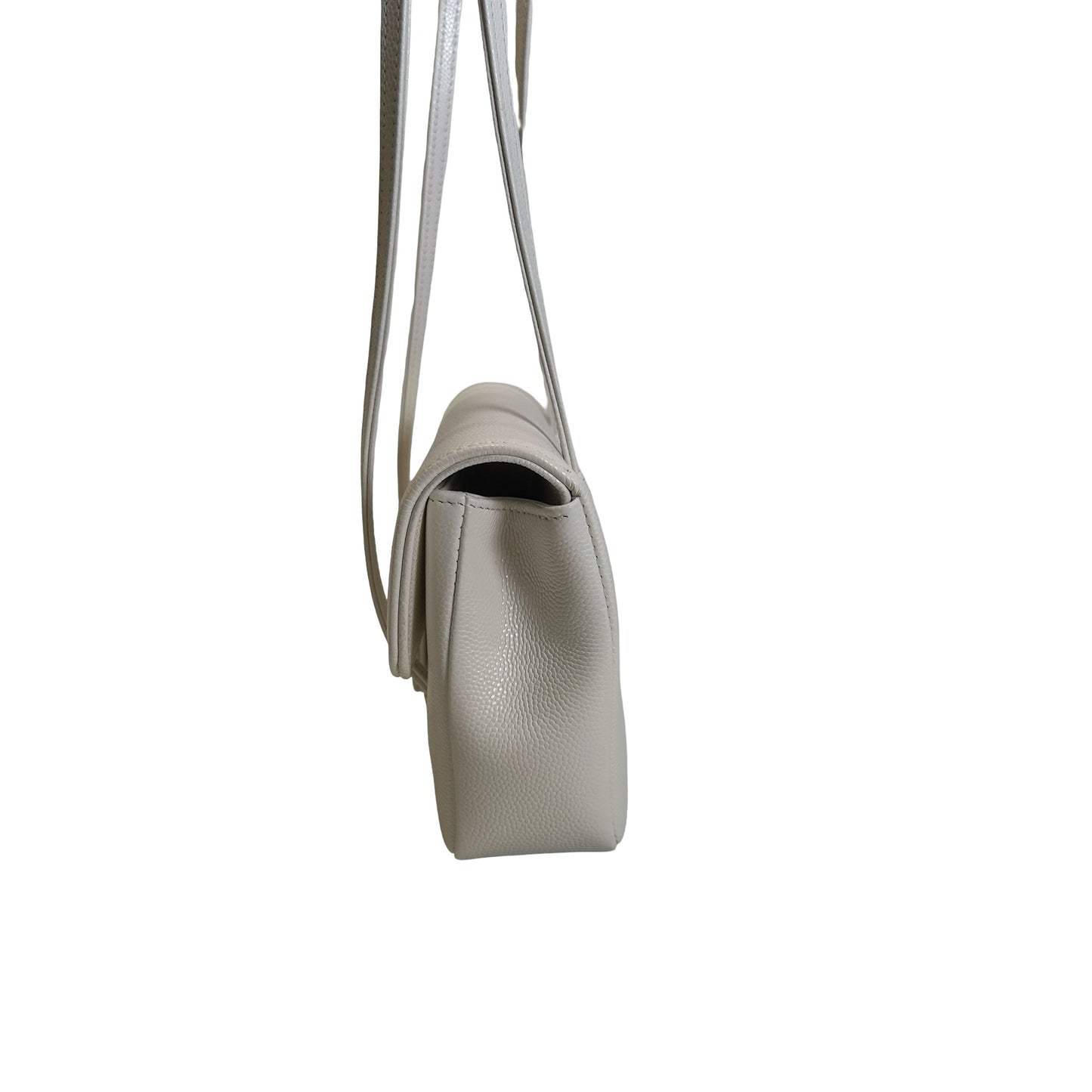 Brand New CHANEL Caviar Mini Preppy Coco Shoulder Bag White Gold