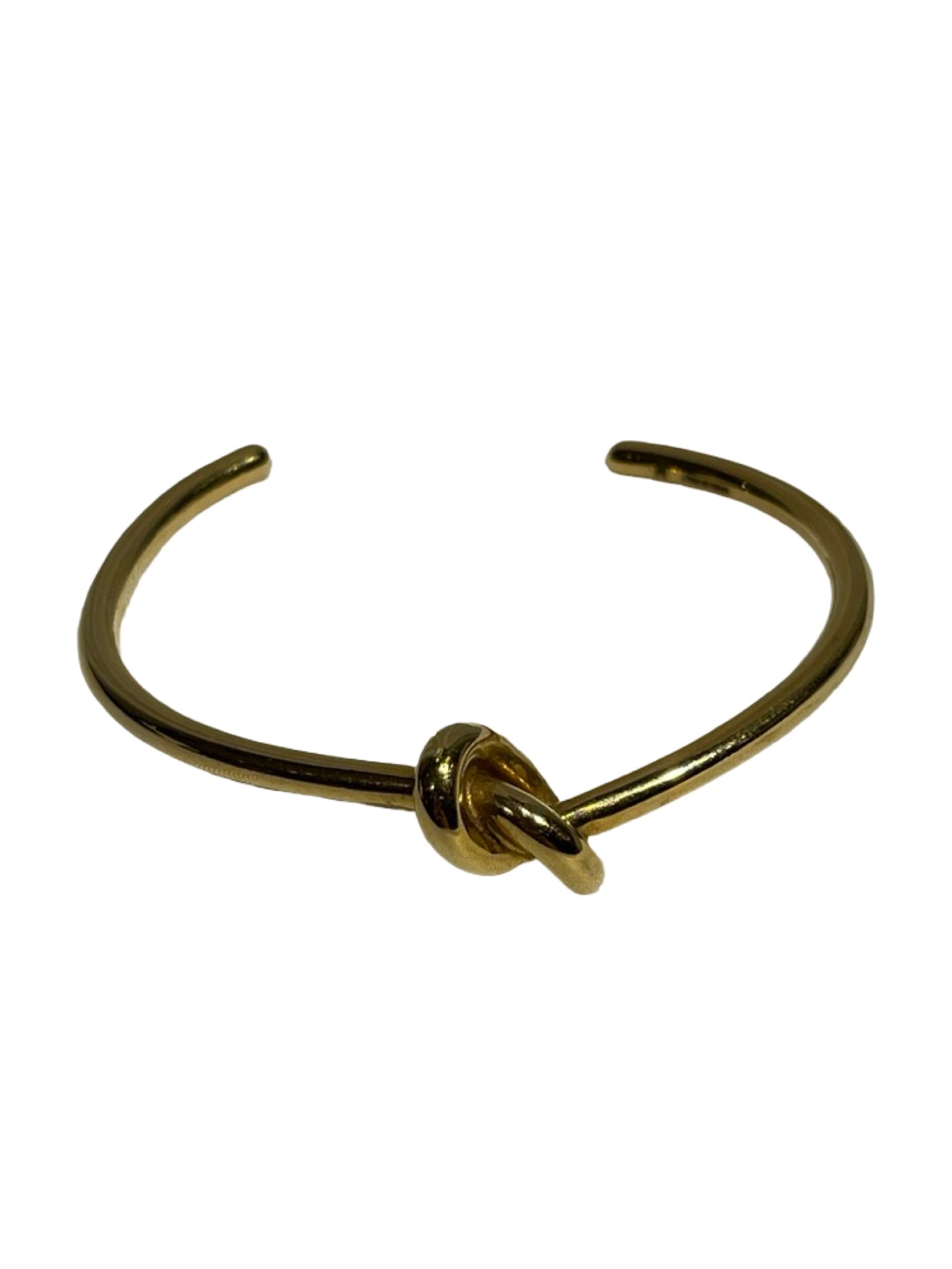 Used CÉLINE Brass Knot Bracelet Accessories GHW