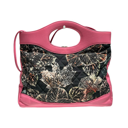 CHANEL 31 BAG LARGE FLORAL PINK NYLON GHW [3000154]