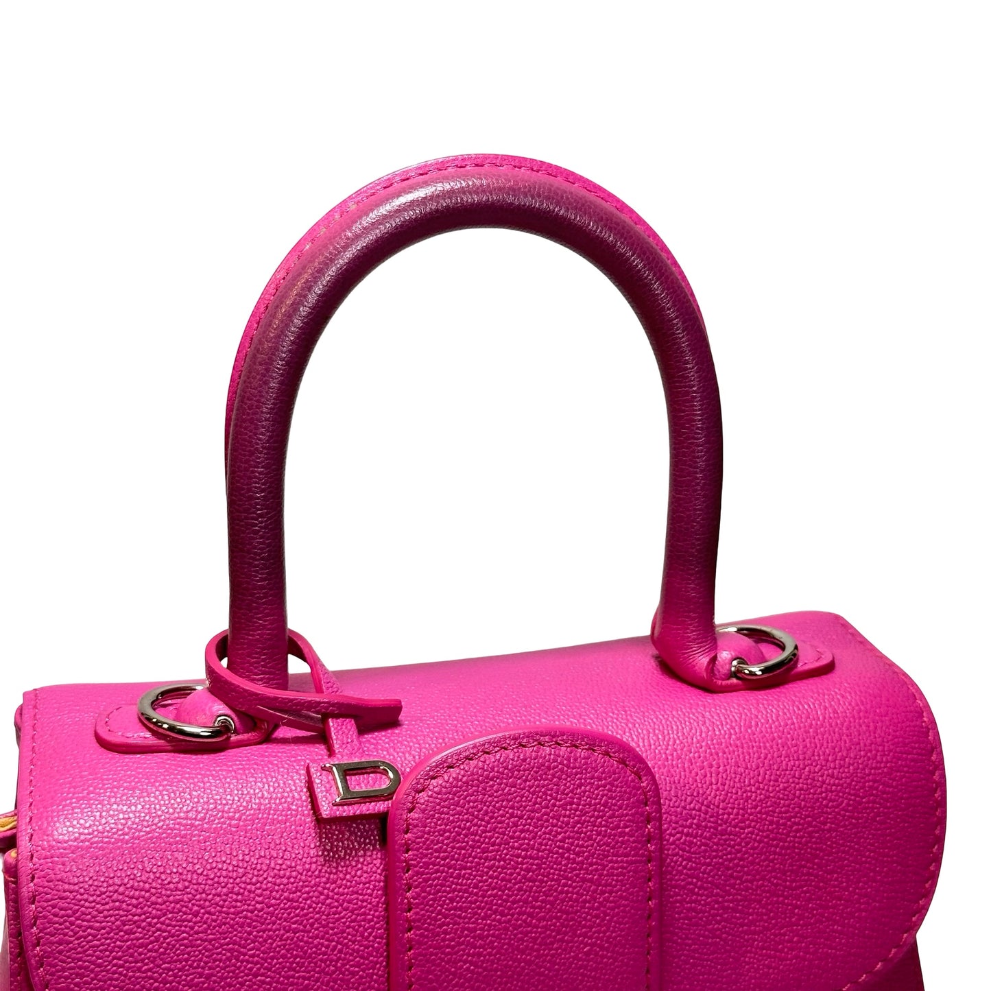 Used DELVAUX Calfskin Leather BRILLANT MINI Cross Body Bag
