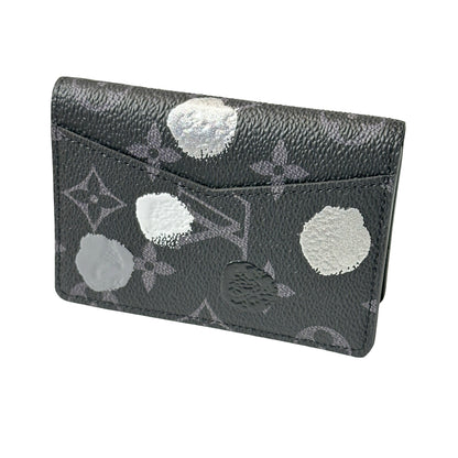 Unused Louis Vuitton Monogram Eclipse coated canvas Cardholder Wallet Black