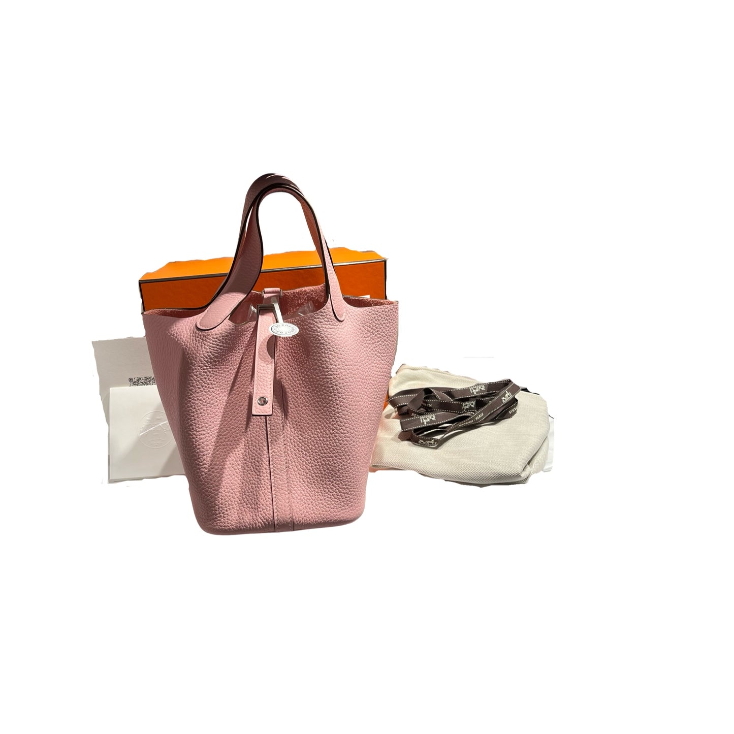 HERMES PICOTIN 18 SAKURA PINK PHW [3000629]
