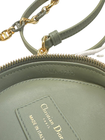 Used DIOR Cannage Dior Travel Vanity Case Vanity case Green GHW