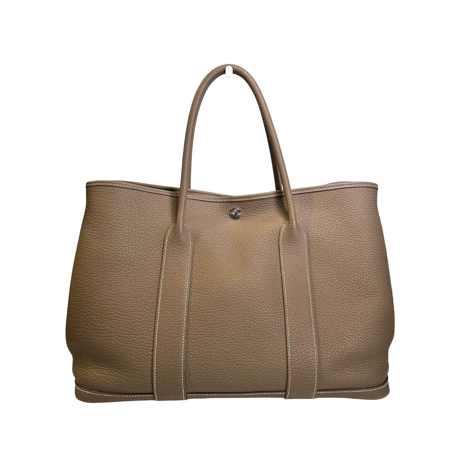 Used HERMES TC Garden Party 36 Tote Bag Etoupe GHW