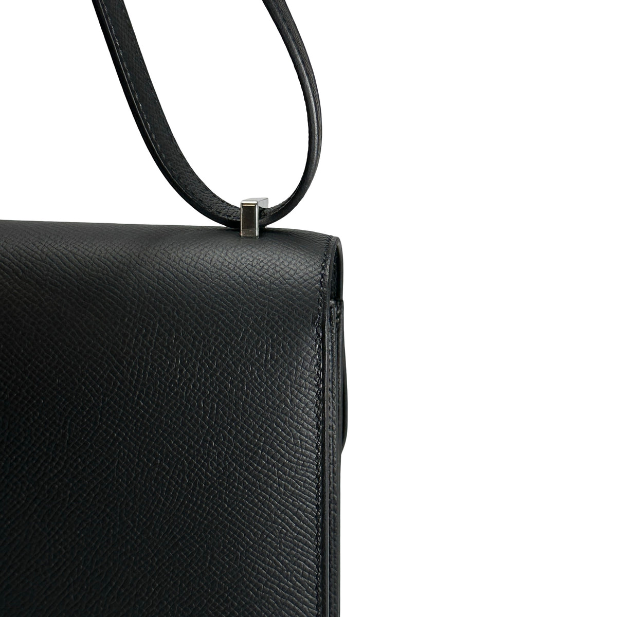 Brand New HERMES Epsom Constance Handbags Black PHW