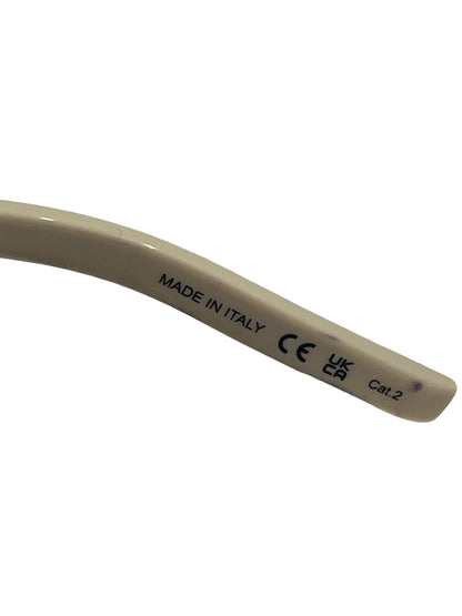 Used SAINT LAURENT Sunglasses Accessories White Brown