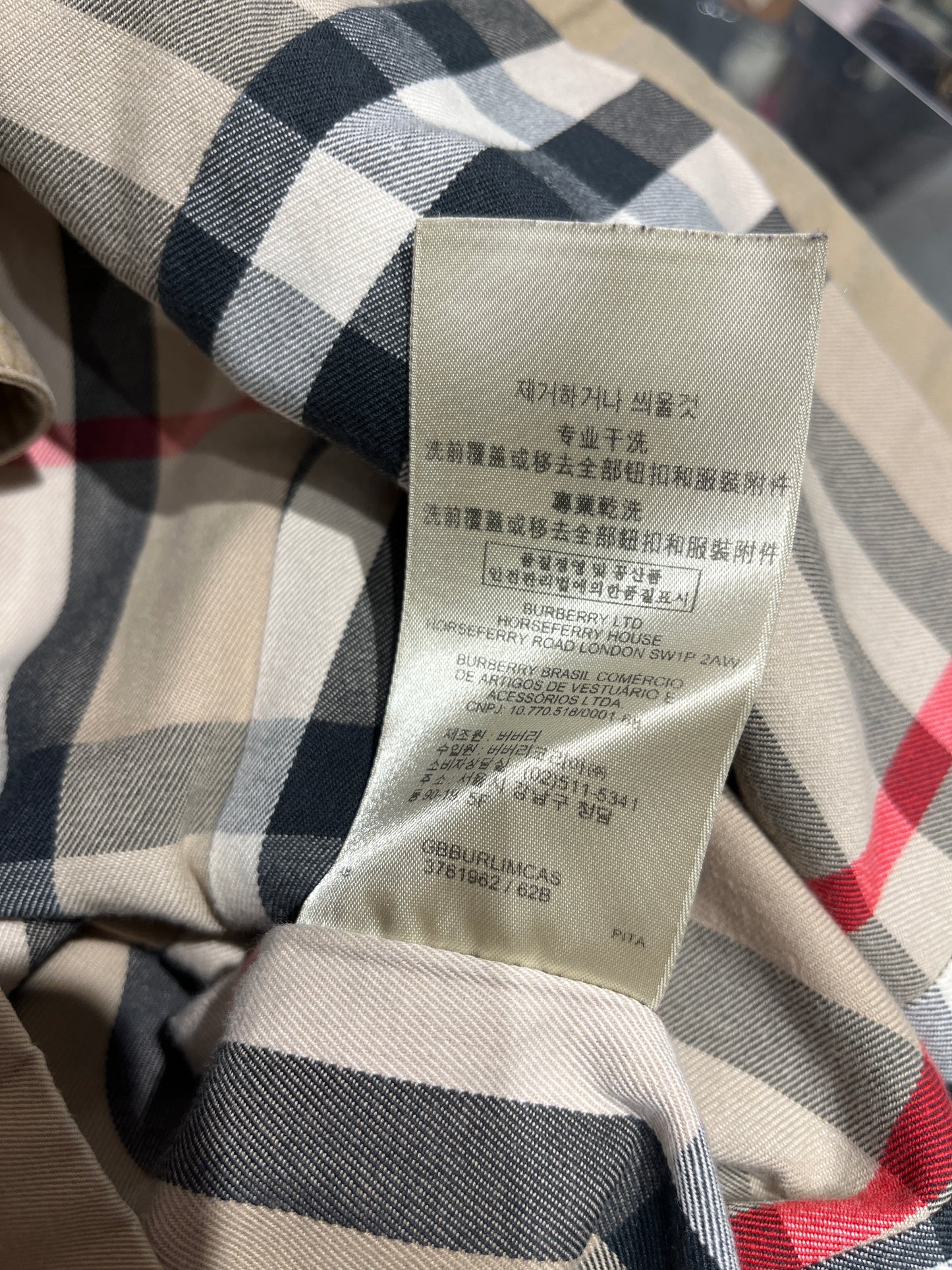 BURBERRY SHORT TRENCH COAT [20000294]