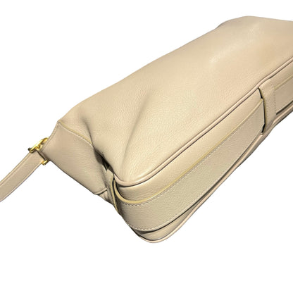 Used CÉLINE Romy Shoulder Bag Grey GHW
