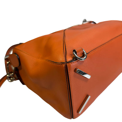 Used LOEWE Leather Puzzle Bag Handbag Orange