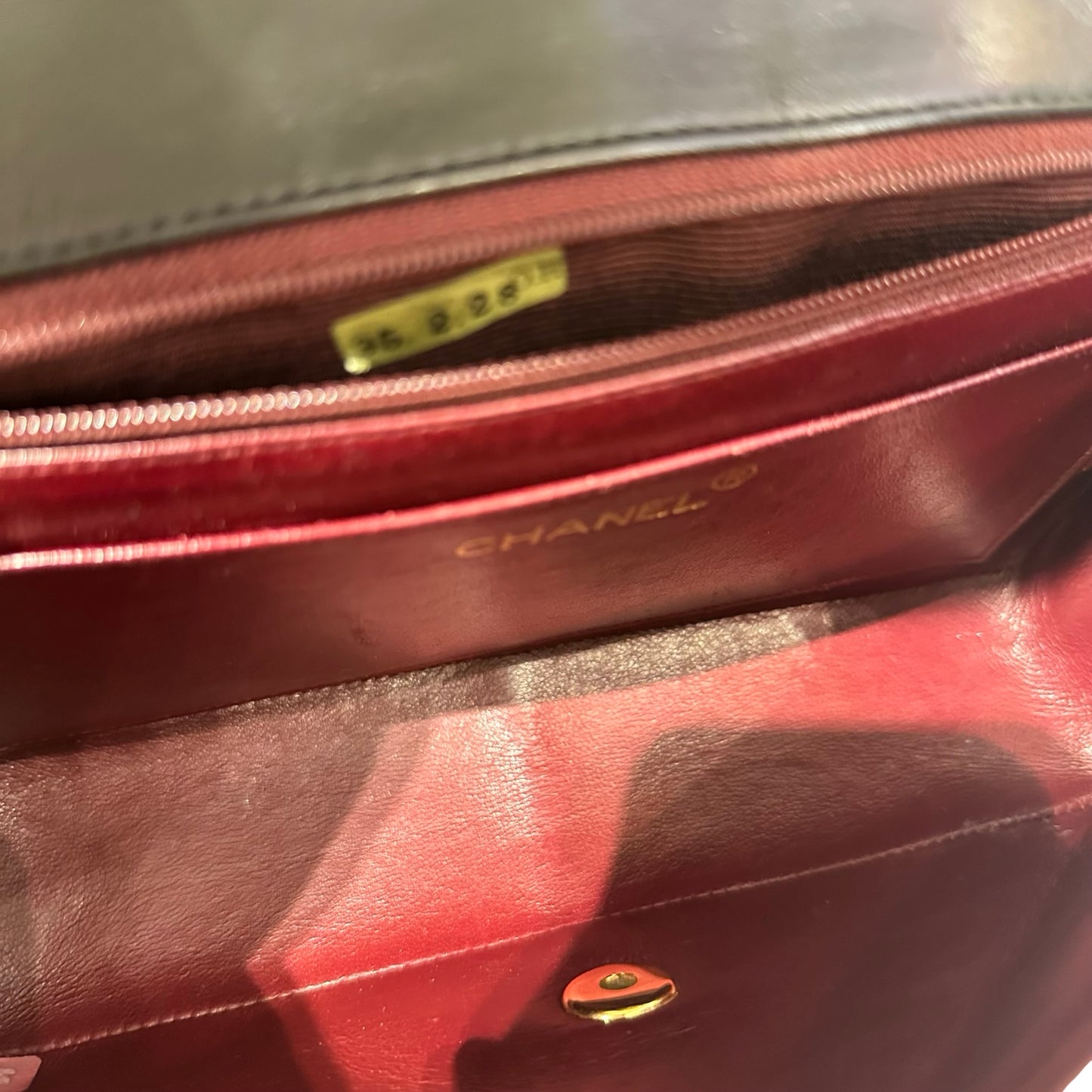 CHANEL DIANA LAMBSKIN BLACK GHW [2000039]