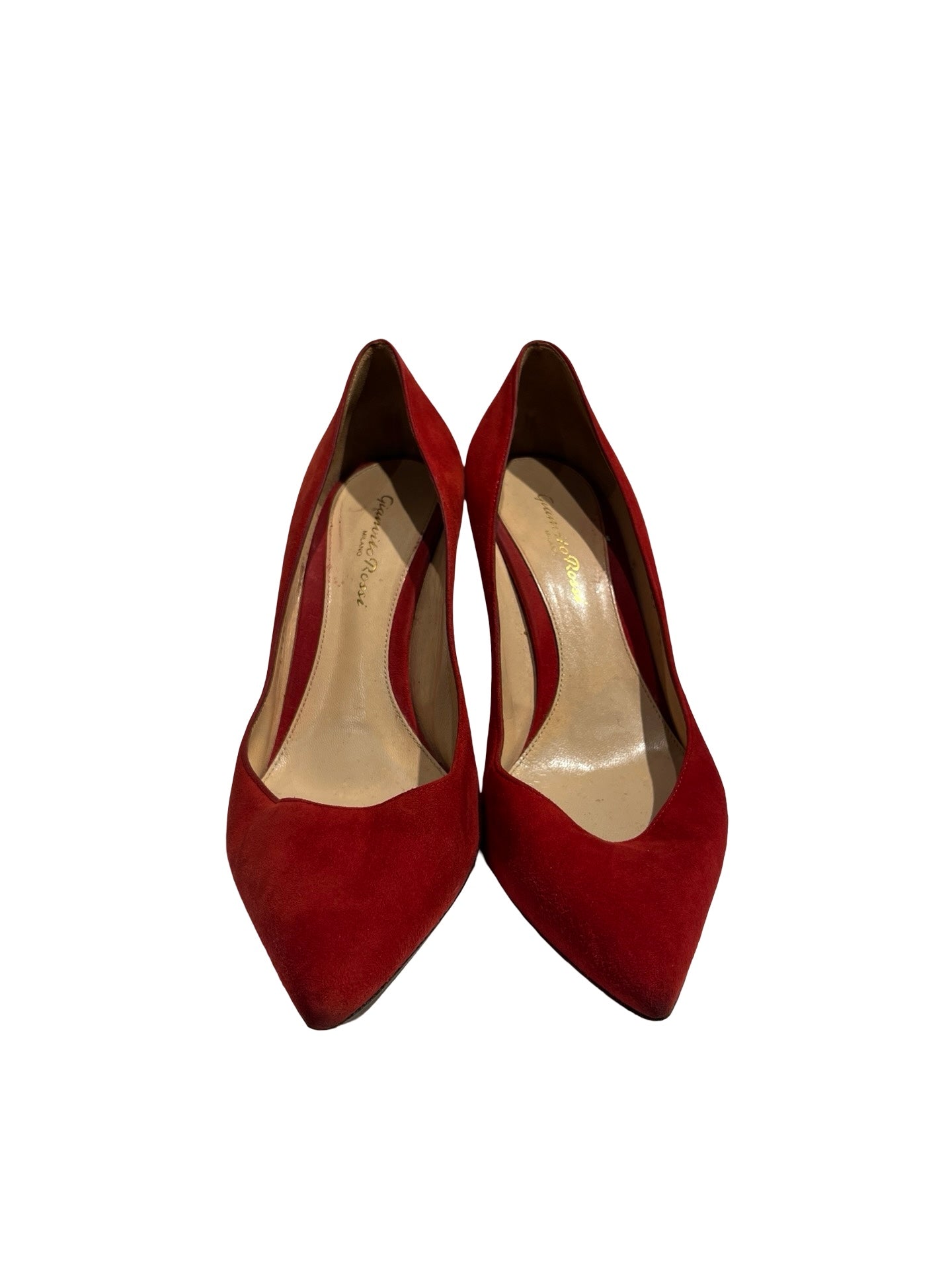 Used GIANVITO ROSSI High Heels Shoes Red