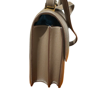 Used HERMÈS Constance 24 Shoulder Bag Etoupe (18) GHW