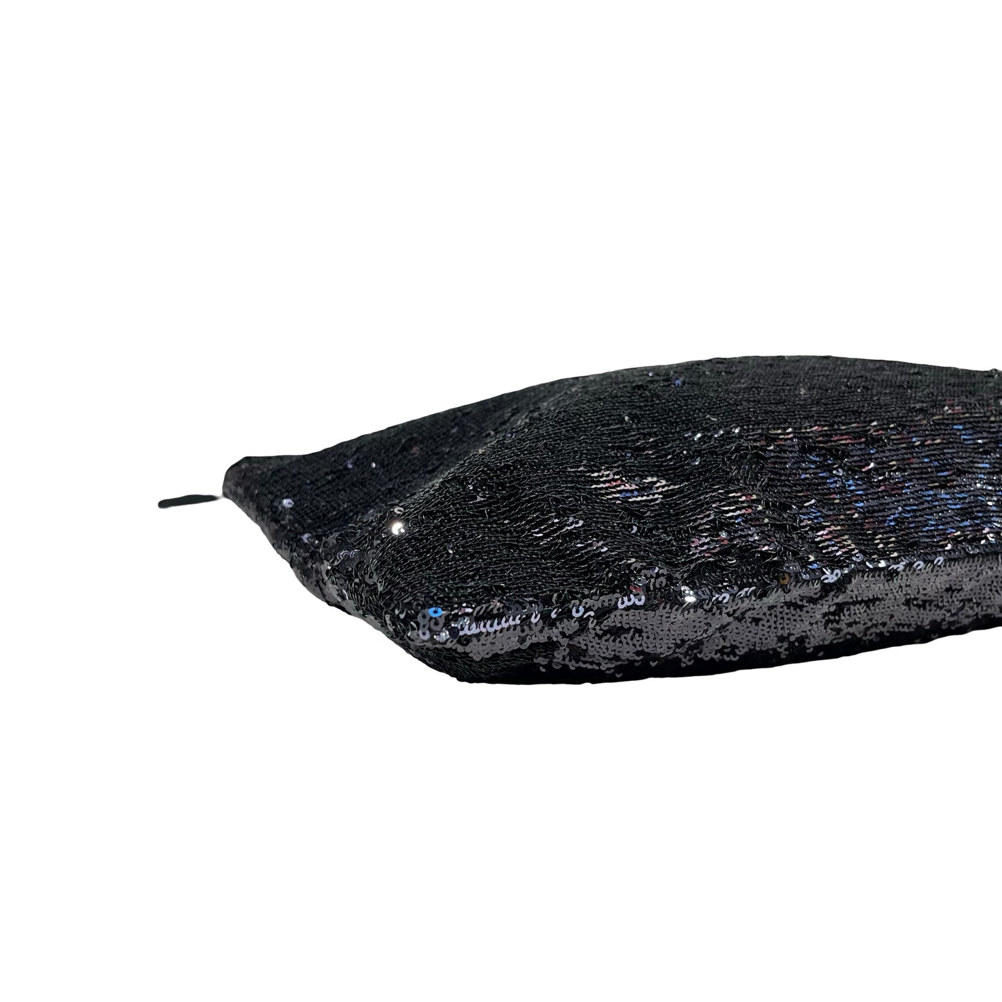 Used MIU MIU sequin bag Tote Bag Black PHW
