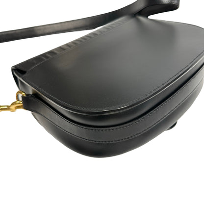 Used DIOR Bobby Cross Body Bag Black GHW