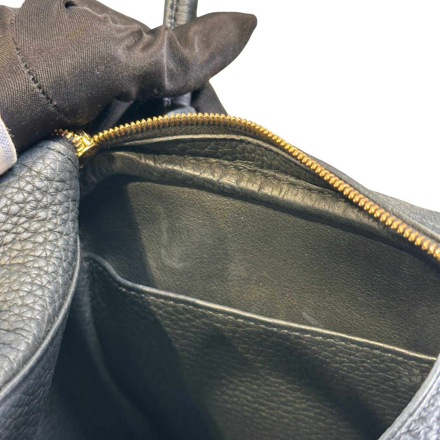 Used HERMES Tc Lindy 26 Shoulder Bag Black Ghw