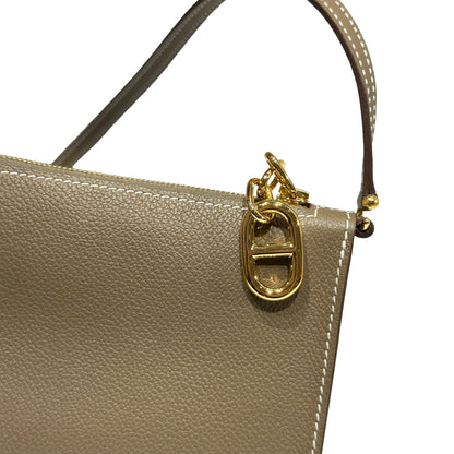 New HERMÈS ZIPENGO T GO Shoulder Bag Etoupe (18)