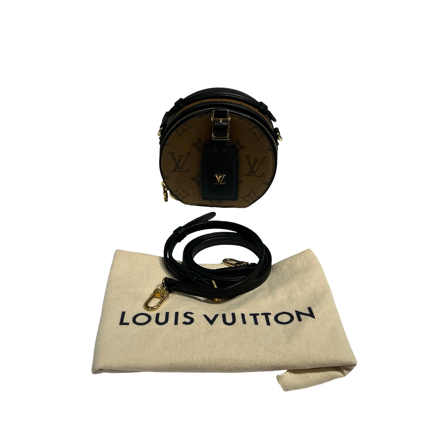 LV MONOGRAM REVERSE MINI BOITE CHAPEAU SHOULDER BAG[3001188]