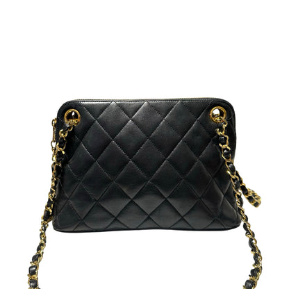 Used CHANEL Cross Body bag Black GHW