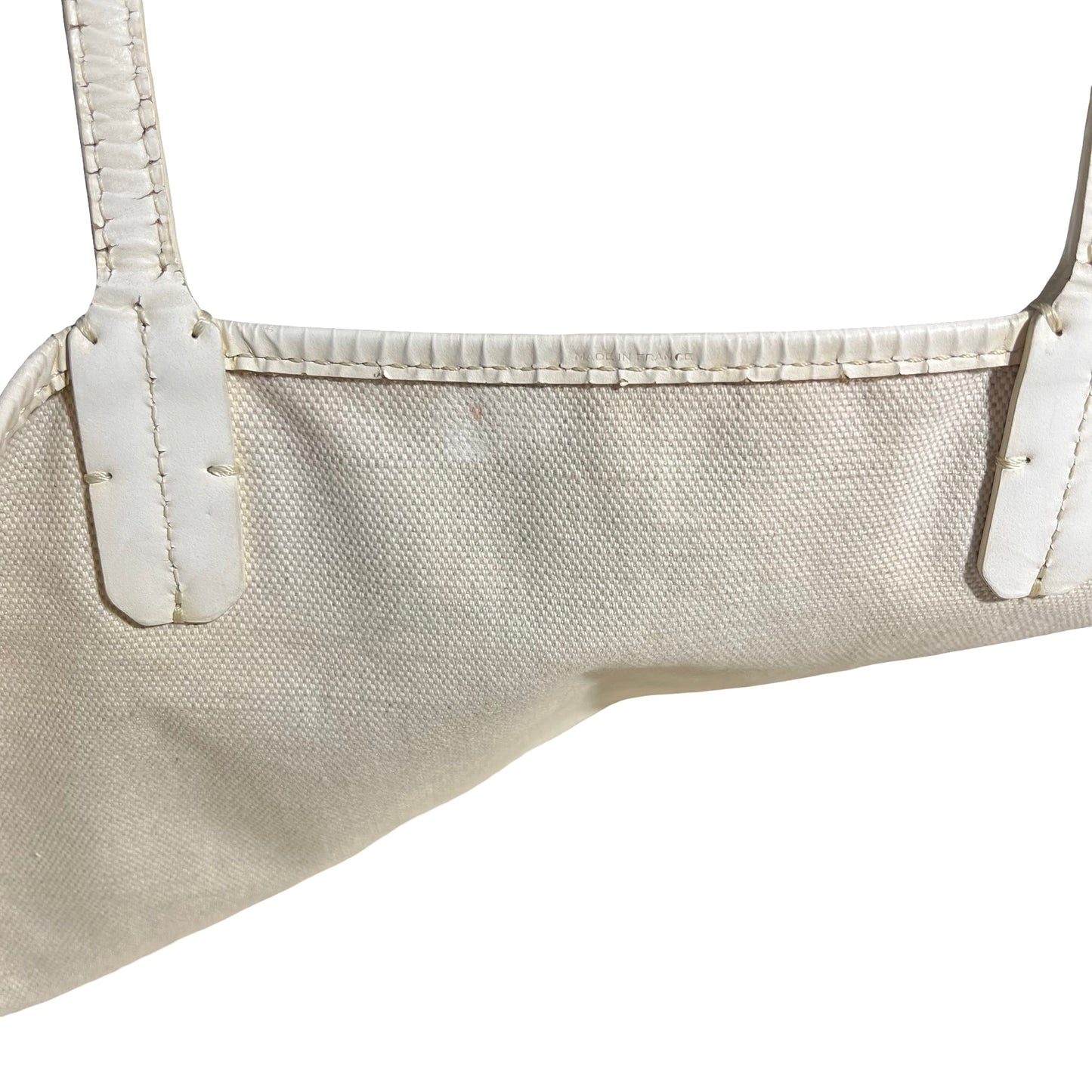 Used GOYARD PVC Saint Louis Tote PM Tote Bag White PHW