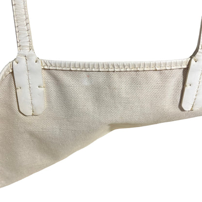 Used GOYARD PVC Saint Louis Tote PM Tote Bag White PHW