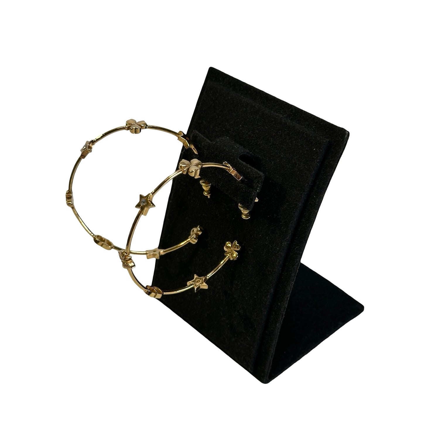 CHRISTIAN DIOR Earrings Gold