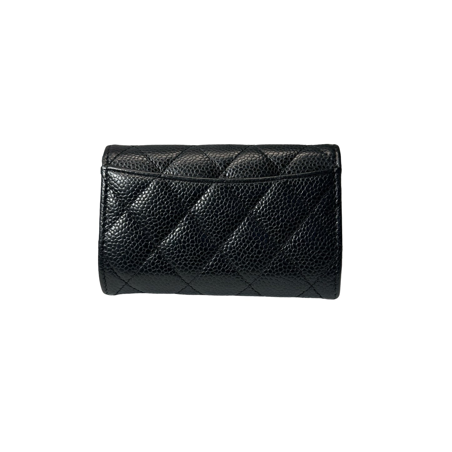 Used CHANEL GHW Used Chanel Wallet Black Wallet Black